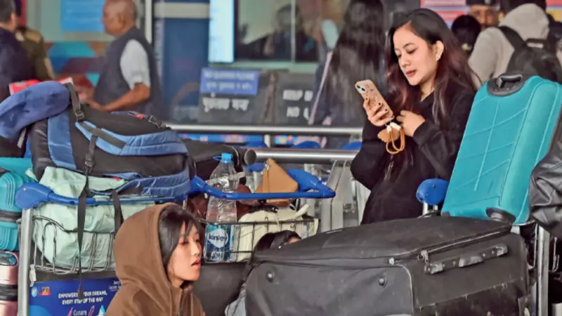 Delhi Airport Chaos: Families Stranded as IndiGo Cancels Flights for 2nd Day