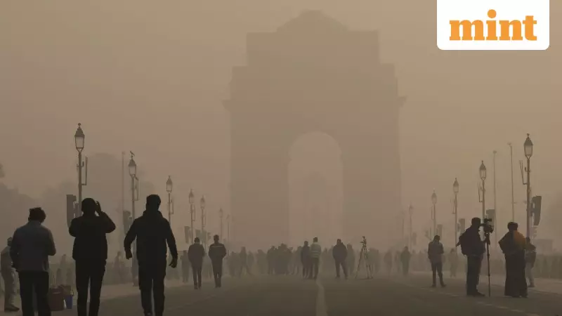 Delhi AQI Crisis: Smog & Fog Reduce Visibility, 35 Areas 'Very Poor'