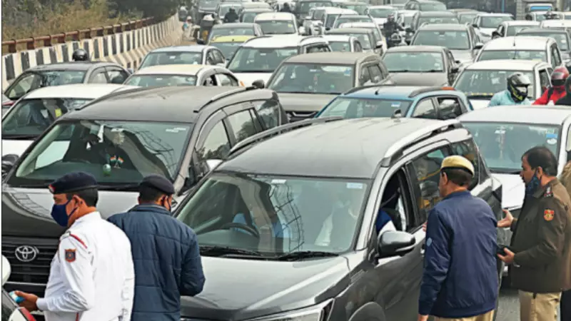 Delhi GRAP Stage IV Chaos: 2,768 Vehicles Checked, 460 Turned Back at Borders