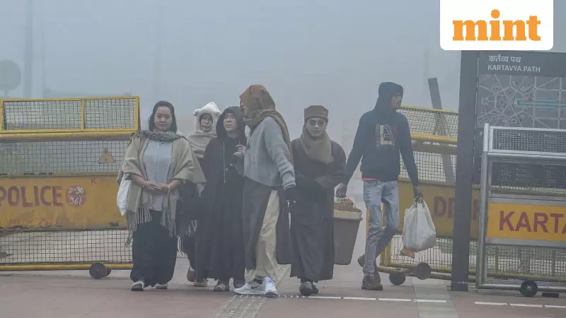 Delhi Gripped by First Cold Wave of 2025, Max Temp Dips to 16.9°C