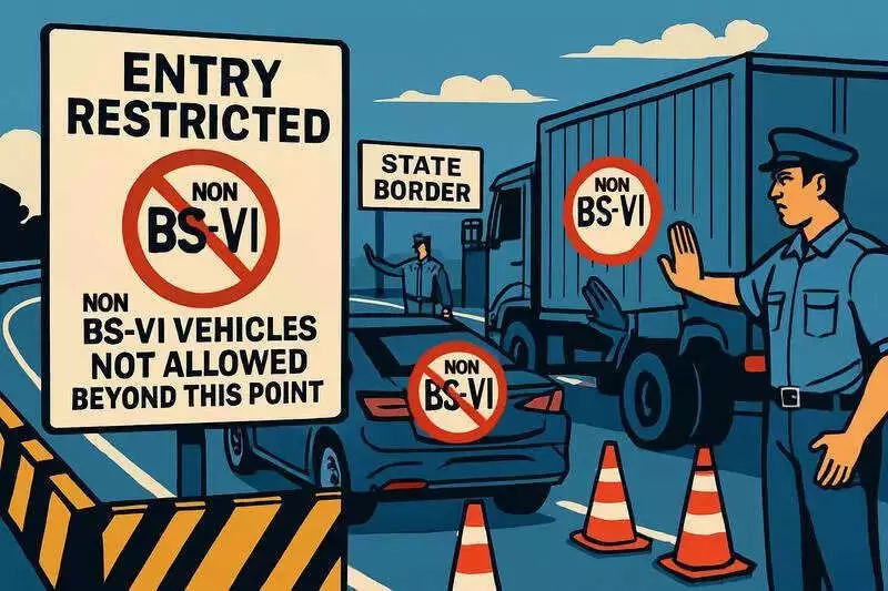 Delhi Intensifies BS-VI Vehicle Checks: 500+ Personnel Deployed at Borders