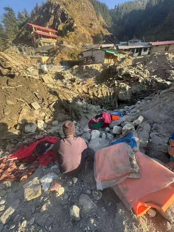 Dharali Flood Debris: 250,000 Tonnes of Himalayan Cement-Like Rubble Defies Cleanup