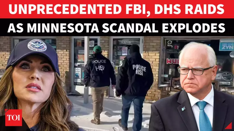 DHS, FBI Launch Major Crackdown in Minnesota Over Somali Fraud Scandal