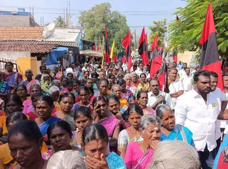 DMK, Congress, Left Parties Protest Across Tamil Nadu Against MGNREGA Renaming