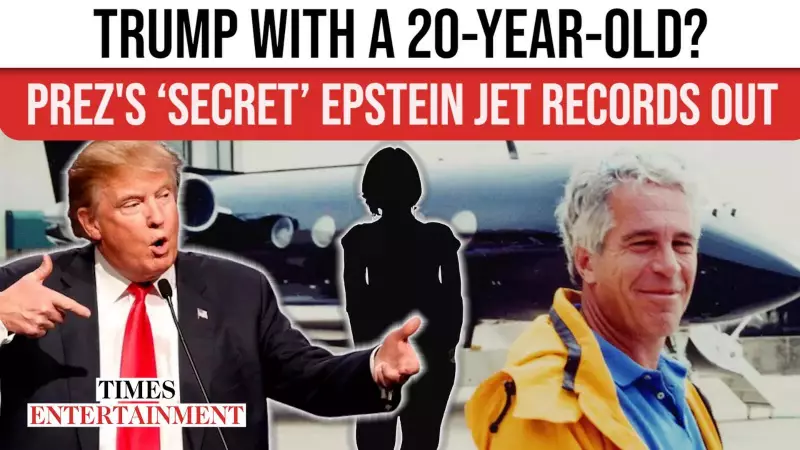 DOJ Files: Trump on Epstein's Jet Multiple Times in 90s, Flight with 20-Year-Old