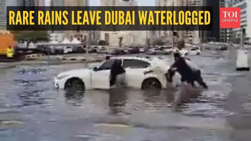 Dubai Floods Go Viral: Heavy Rain Disrupts City, Sparks Indian Comparisons