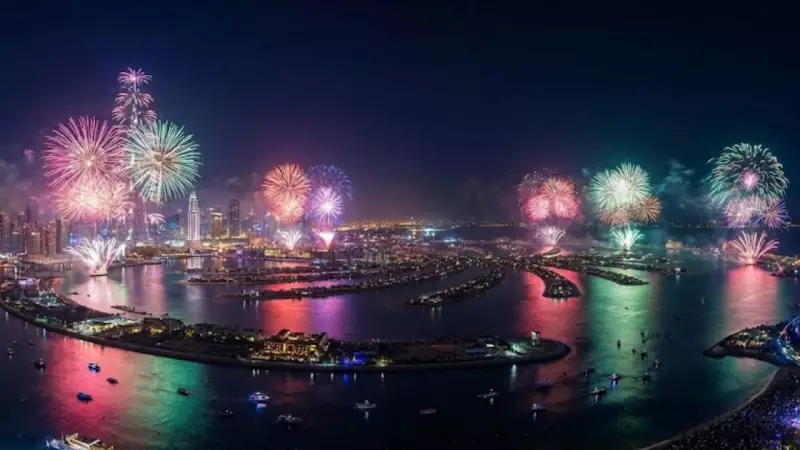 Dubai's 2026 NYE: 48 Fireworks Shows, 23,000 Security Staff for Spectacle
