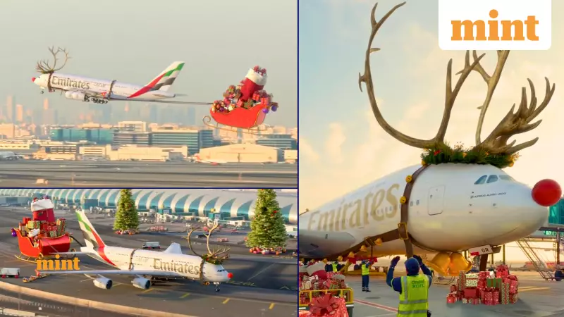 Emirates' A380 Becomes 'Sleigh380' for Christmas 2025 in Viral CGI Reel