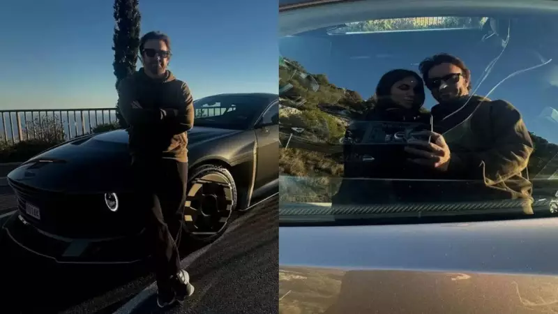 Fernando Alonso Shares First Instagram Pic with Girlfriend Melissa Jimenez on Scenic Drive