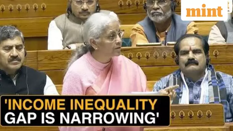 FM Sitharaman Counters 'Rich-Poor Gap' Claim, Cites Data in Lok Sabha