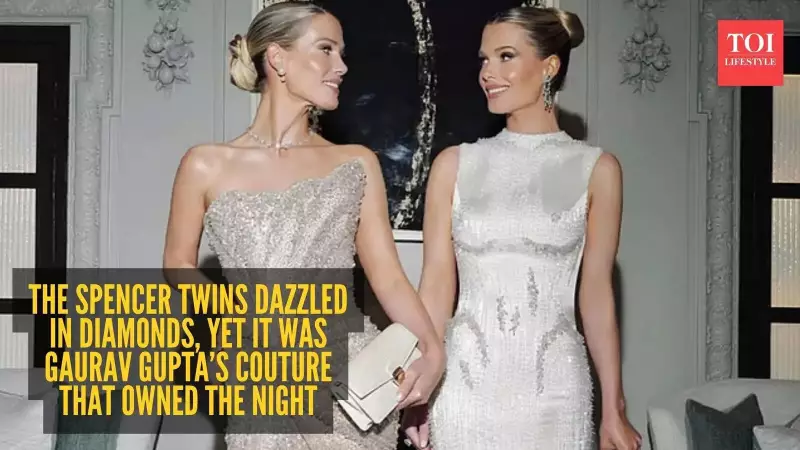 Gaurav Gupta's Royal Couture Shines at British Fashion Awards 2025 with Spencer Twins