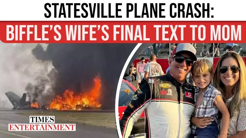 Greg Biffle's Wife's Final Text: 'We're in Trouble' Before Tragic Plane Crash