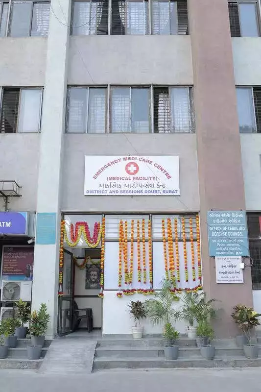 Gujarat HC Judge Inaugurates Emergency Medical Centre at Surat Court
