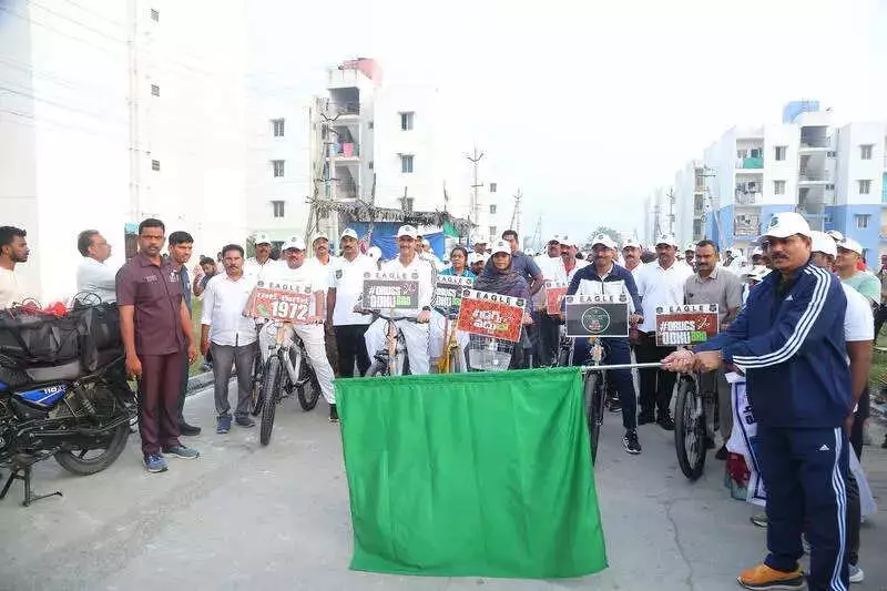 Guntur Police's 'Drugs Vaddu Bro' Cycle Rally Draws 500 to Fight Narcotics