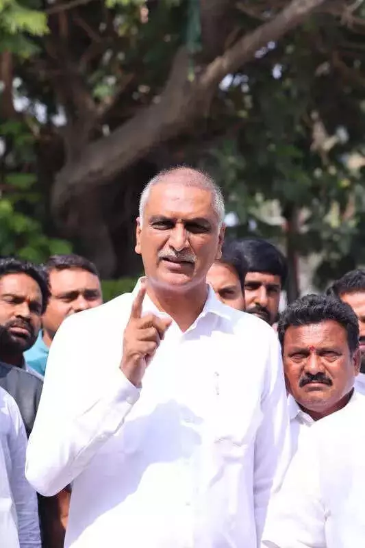 Harish Rao Demands Medical Board, Jobs for Singareni Workers' Kin