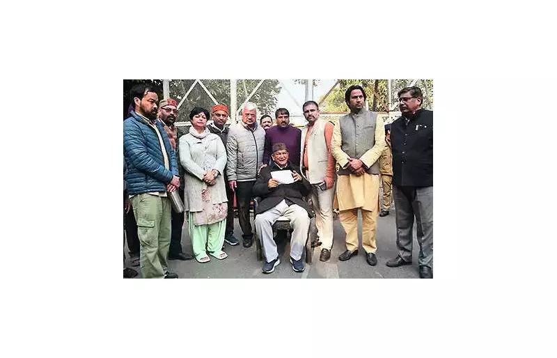 Harish Rawat Leads Congress Protest Over AI 'Spy' Video, Files FIR