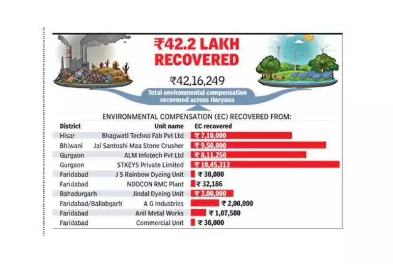 Haryana Recovers Less Than 1% of Rs 45 Crore Environmental Fines