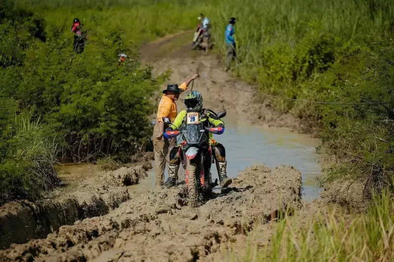 Haryana's Navneet Sangar Makes History at International Rally Raid in Indonesia