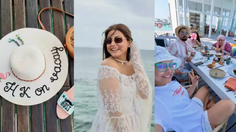 Hina Khan Shares Maldives Vacation Recap with Family Amid Cancer Recovery