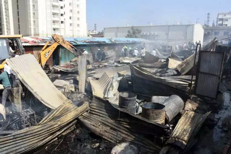 Hyderabad Fire: 15 Workers' Quarters Gutted Near Lingampally, No Casualties