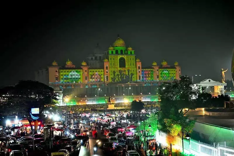 Hyderabad Transforms for Telangana Rising Global Summit with High-Tech Decor
