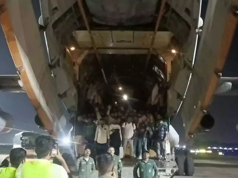 IAF Evacuates 300+ Indians from Cyclone-Hit Colombo to Thiruvananthapuram