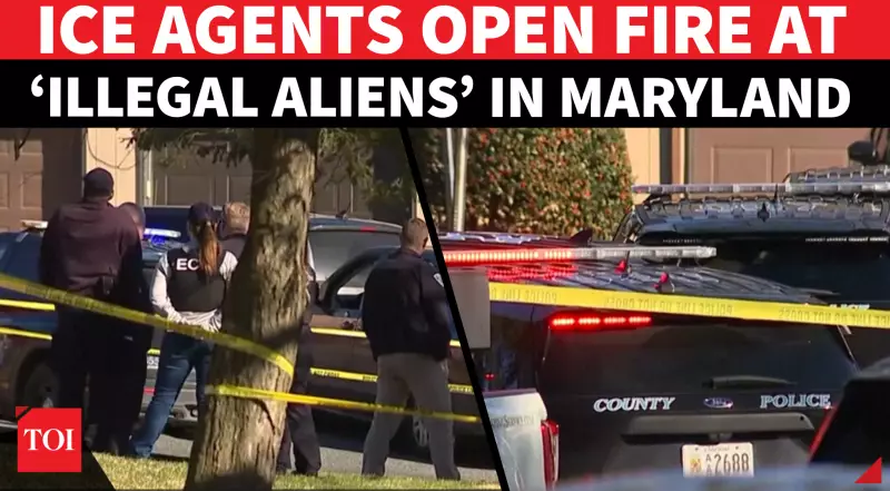 ICE Agents Open Fire in Maryland: Two Injured as Van Rams Vehicles During Raid