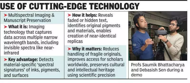 IIT Kharagpur Tech Revives Kolkata's Ancient Manuscripts with Multispectral Imaging
