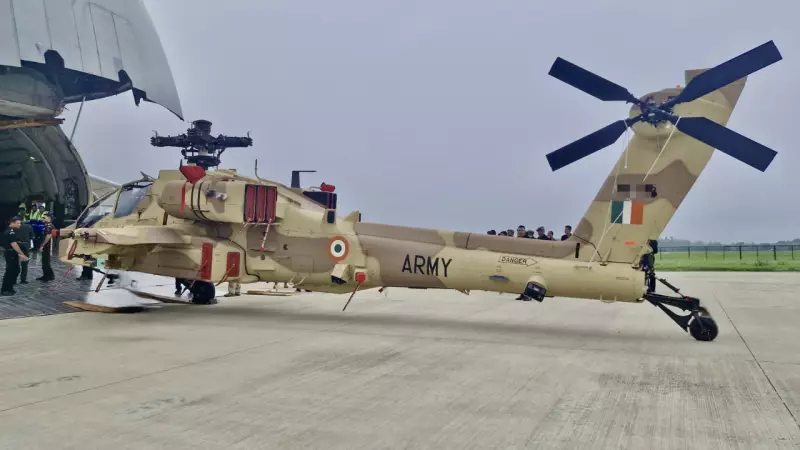 Indian Army Completes Apache Fleet Induction With Final 3 AH-64E Helicopters