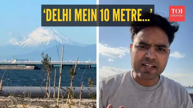 Indian in Japan's Viral Fuji Video Sparks Air Quality Debate in India