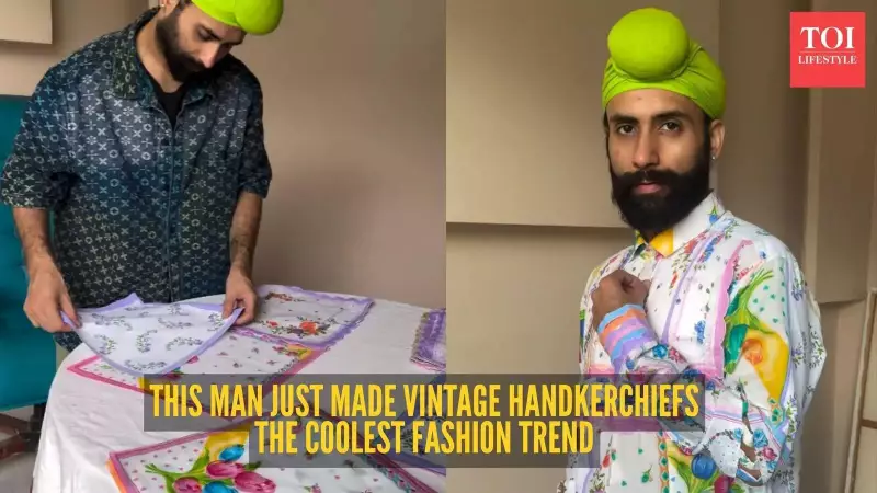 Indian Influencer's Hankie Shirt Goes Viral, Sparks 90s Nostalgia