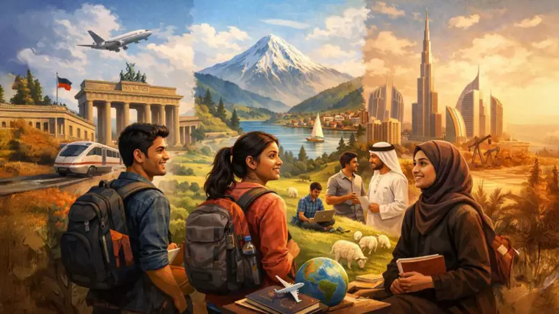 Indian Students Redraw Global Map: 1.88 Million Abroad, Germany, UAE, NZ Surge