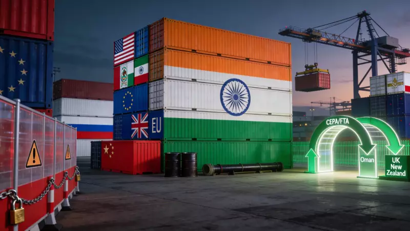 India's 2025 Trade Map: Navigating Tariff Walls, FTAs & Geopolitics