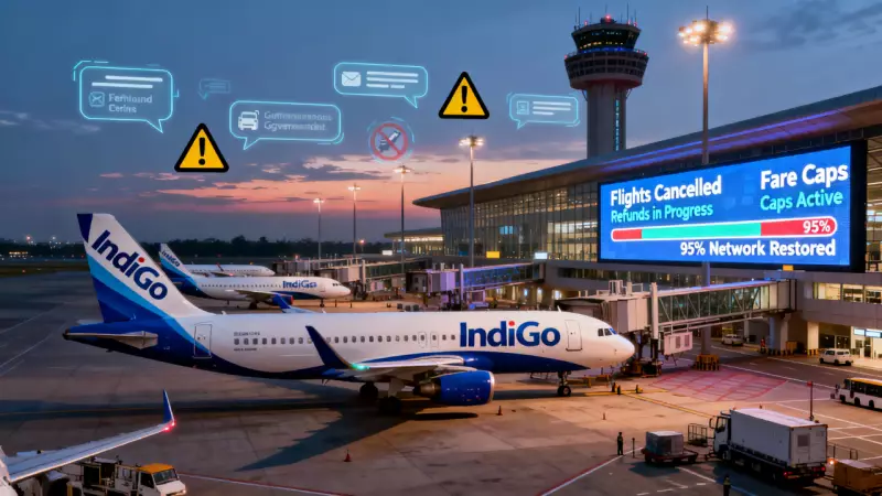 IndiGo Crisis Day 5: Over 800 Flights Cancelled, Govt Imposes Fare Caps & Refund Orders