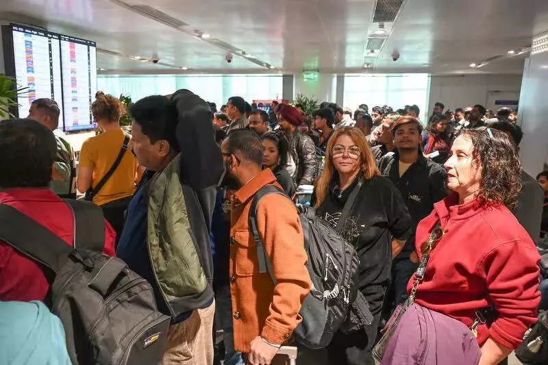 IndiGo Flight Cancellations at Delhi IGI Airport Strand Hundreds for Third Day