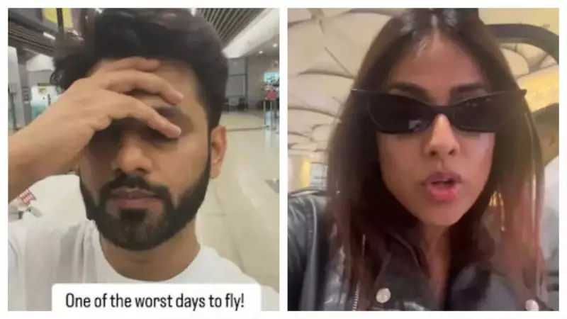 IndiGo Flight Chaos: Celebrities Like Rahul Vaidya, Nia Sharma Hit by Delays