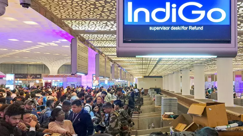 IndiGo Shares Plunge 7% Amid Delhi Airport Delays & DGCA Notice
