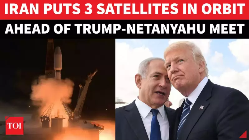 Iran's Historic Multi-Satellite Launch With Russian Rocket Alarms West