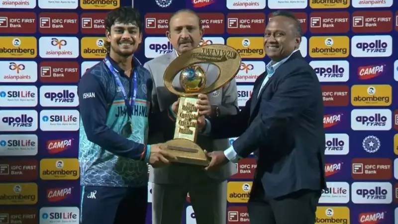 Ishan Kishan's Blazing Century Powers Jharkhand to Maiden Syed Mushtaq Ali Trophy Title