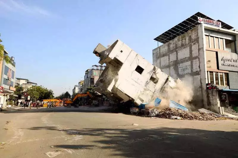 Jaipur: JDA Demolishes 6-Storey Building Over Approval Dispute, Owners Lose Rs 1.25 Lakh