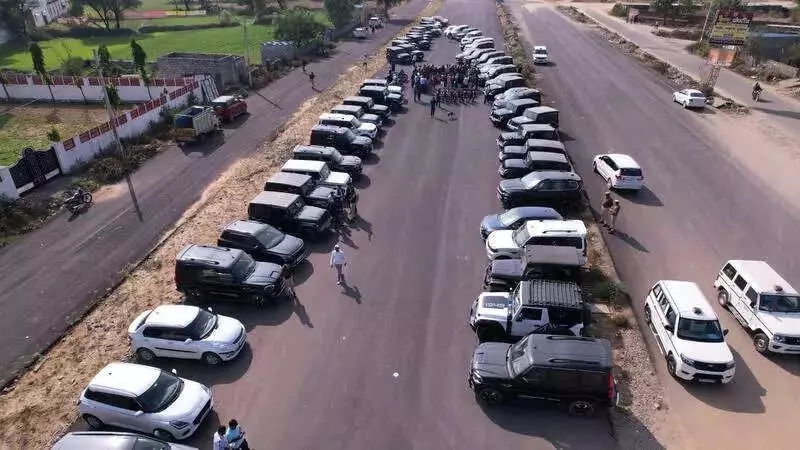 Jaipur Police Seize 141 Vehicles in 3-Day Crackdown on Tinted Windows, Modified Bikes