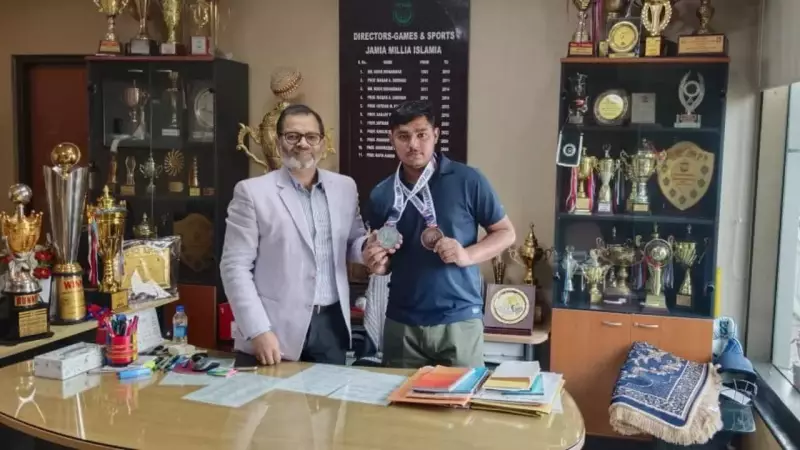Jamia Millia Student Mukabir Wins 2 Medals at National Sikh Games 2025-26