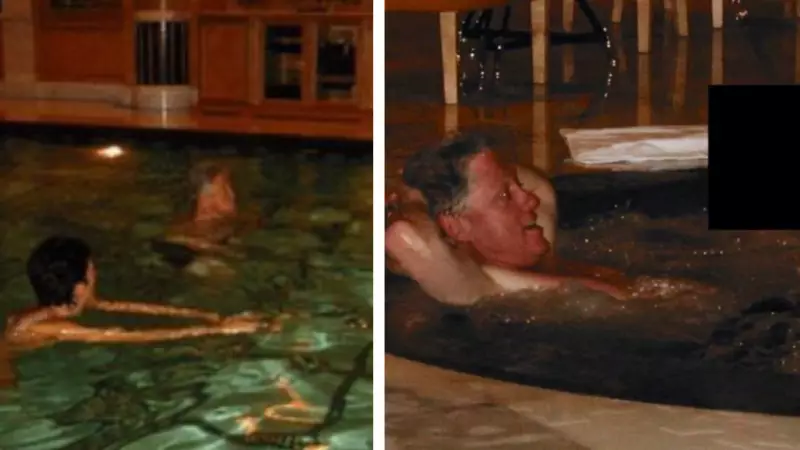 Jeffrey Epstein Files Show Bill Clinton in Hot Tub Photo, Sparking Political Firestorm