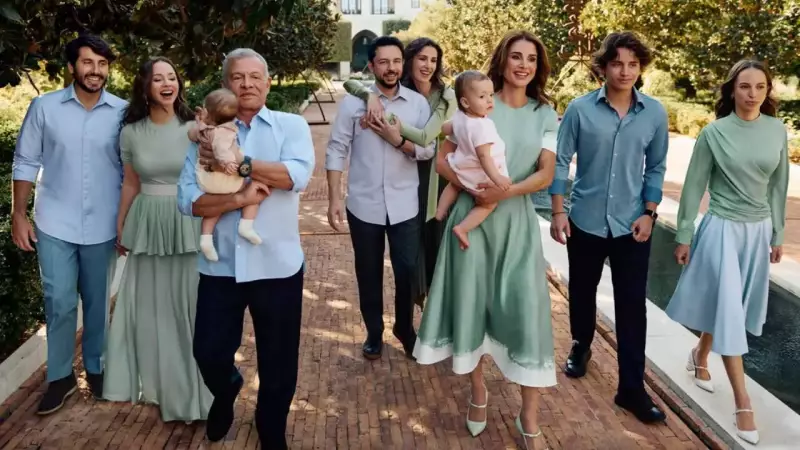 Jordan's Royal Family Unveils First Year-End Portrait with New Grandchildren