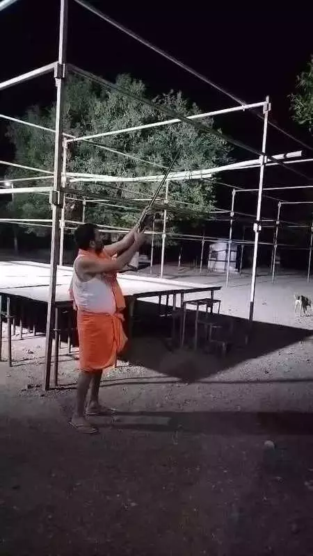 Kalaburagi Seer Booked Under Arms Act After Viral Video Shows Him Firing Gun