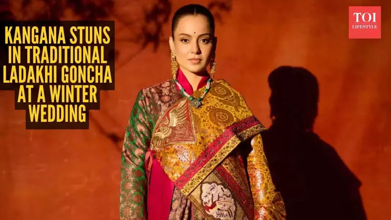 Kangana Ranaut's Ladakhi Winter Wedding Look: A Cultural Fashion Statement