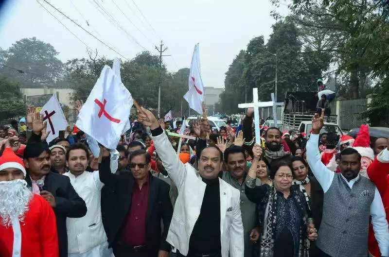 Kanpur's Grand Christmas Procession Unites Community, Promotes Peace