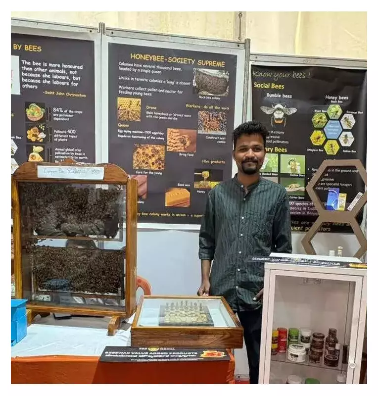 Karnataka Beekeeper Creates India's First Beeswax Chessboard, Enters Record Book