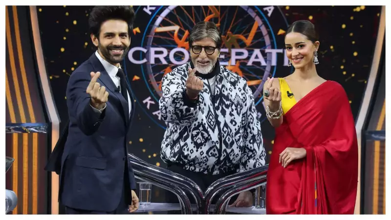 KBC 17: Ananya Panday Teaches Gen Z Slang to Big B, Kartik Aaryan Dances on Chumma Chumma