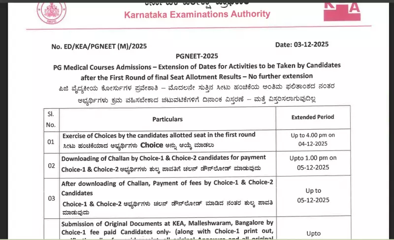 KEA Extends PG NEET 2025 Deadlines: Final Chance for Karnataka Medical Admissions